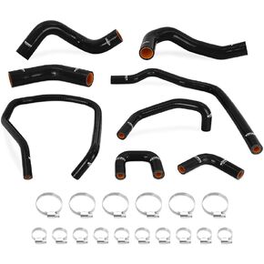 Mishimoto MMHOSE-TTN-04BK Silicone Radiator & Heater Hose Kit, Compatible With Nissan Titan 5.6L 2004-2014, Black