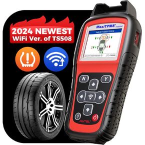 Autel MaxiTPMS TS508WF TPMS Relearn Tool: 2024 TS508WIFI Updated of TS508, TS501, TS408 w/WiFi Activate/Relearn All Sensors, Program MX-Sensors (315/433MHz), TPMS Reset/Diagnosis, Read/Clear Code