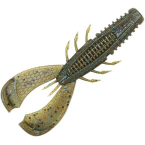 CrushCity Cleanup Craw 3 Green Pumpkin Blue CCCLC35GPBL