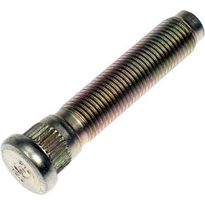 Dorman 610-619 Front M14-1.50 Serrated Wheel Stud - 15.85mm Knurl, 76mm Length Compatible with Select Ford Models, Pack of 10