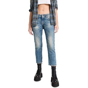 R13 Women's Boy Straight Leg Jeans