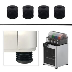 Imdinnogo 3D Printer Accessories for Bambulab X1 P1P P1S Series Anti-Slip Cushioning Rubber Foot Mats: An Upgrade Kit for The Bambulab Prevents Slippage Reduces Vibration Improves Print Quality Bczamd