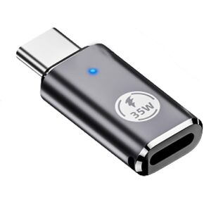 USB C to Lightning Adapter,Light-ning Female to USB-C Male Adapter 35W PD Fast Charging Compatible with iPhone15 Pro Max iPad Surface Samsung S23 Or More (C/M to Lightning/F)