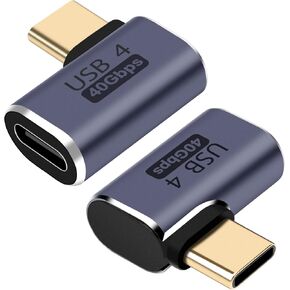 USB-C 2 Pack, 40Gbps Adapter (Male to Female), USB 4.0 Compatible with Samsung, MacBook and More in Kuwait
