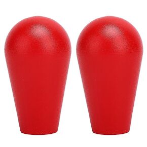 Timebid 2Pcs Ellipse Joystick Ball Top Handle Rocker | M6 Oval Arcade Game DIY Parts Replacement Red*2 in Kuwait