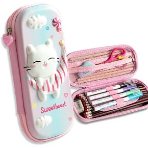 Pencil Case for Boys 3D EVA Cartoon Storage Pouch Pen Holder for School Kids Large-Capacity Storage Box Children's Student Gift Stationery Box