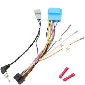 Car Radio Wiring Harness Adapter Compatible with Honda-Acura-Suzuki 1998-2006, 16Pin ISO Stereo Connector to 20Pin Radio Plug+Radio Antenna Harness