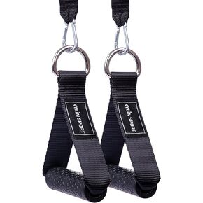 KYLIN SPORT Upgraded Exerecise Resistance Band Handle Grips Replacement Fitness Strap Handle Cable Attachment Silicon Grip with Solid ABS Cores