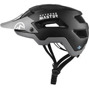 OutdoorMaster ERT Bike Helmet Adult Men and Women - Mountain Bike Helmet with Adjustable Sun Visor, 17 Vents, Removable/Washable Padding - Suitable for Mountain & Road Biking