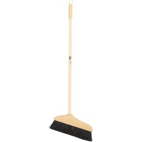 Amosfun Pine Horsetail Broom Horse Hair Broom Hair Removal Broom Soft Bristle Sweeper Horsehair Broom Indoor Horsehair Bristle Broom Dust Sweeper Anti-Static Dust Collector Horsetail Hair