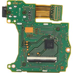 Game Reader Card Slot, Professional Game Cartridge Card Slot Reader Tray Connector Flex Cable Module Replacement Earphone Hole Port for Switch Host Repair Accessory