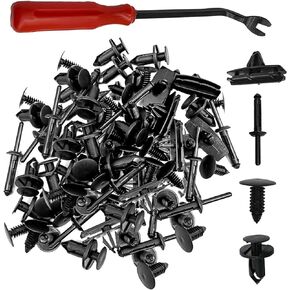 Push-Type Plastic Rivets Wrangler Grille Fastener Retainer Clips Compatible with 2007-2022 Jeep Wrangler & 2005-2010 Grand Cherokee 68039280AA 6030441 6506007AA 6503598