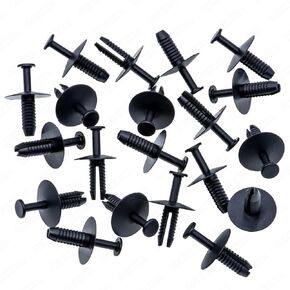Rexka 40pcs Bumper Trim Wheelhouse Liner Push-Type Retainer Clip Rivet Compatible with BMW 51-11-8-174-185 51118174185