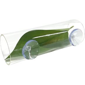 Rainmae Betta Fish Toys, Betta Fish Acrylic Tube Tunnel, Hole Hollow Betta Fish cave, Safer for Small Fish Shrimp Betta Guppies, Aquarium Decor Fish Tank Accessories Decorations Hideout Tube(Blue)