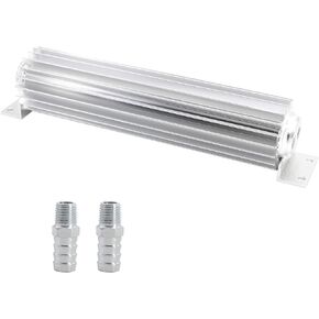 Dokili Universal Dual Pass Aluminum Finned Transmission Oil Cooler 12"