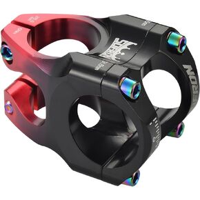 SOFRON 31.8 * 28.6mm Bike Stem, 35mm Short MTB Stem, Handlebar Riser for Mountain Bike, Ultra-Light CNC Aluminum Alloy