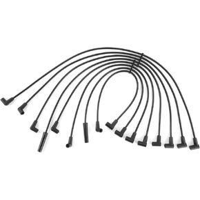 A-Premium Ignition Spark Plug Wires Set of 8 Compatible with Chevy Malibu, K5 Blazer, Monte Carlo & Buick Century, Regal & GMC Caballero & Oldsmobile Cutlass & Pontiac Grand Am, LeMans, 4.4L 5.0L 5.7L