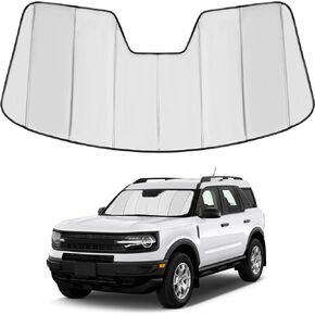 Sun Shade for Ford Bronco Sport - Custom Size Only Fits Ford Bronco Sport - A Aftermarket Ford Windshield Sunscreen UV Shield