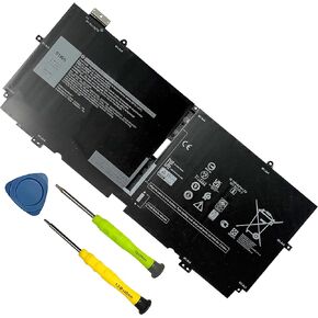 BOWEIRUI 51Wh 52TWH Laptop Battery Replacement for Dell XPS 13 7390 2-in-1 Series Notebook P103G P103G001 P103G002 MM6M8 0MM6M8 XX3T7 0XX3T7 7.6V 4Cell