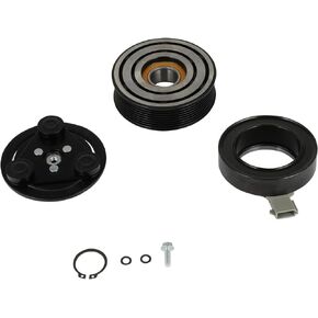 ECCPP A/C Compressor Clutch 1997-2001 Fit for Ford E-150 E-250 E-350 E-450 CO 101490C AC Compressor Clutch Assembly Kit Pulley Coil Set