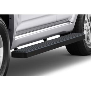 APS Running Boards (Nerf Bars Side Steps Step Bars) Compatible with Toyota 4Runner 2010-2013 SR5 & 10-24 Limited & 19-24 Nightshade Edition (Stainless Steel Black Powder Coated 6 inches)