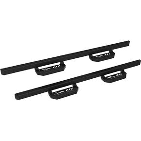 Running Boards Fit 2005-2023 Toyota Tacoma Double Cab Truck Pickup 7" Drop Fine Texture Black Side Steps Nerf Bars Rock Slider Armor Off-Road Accessories