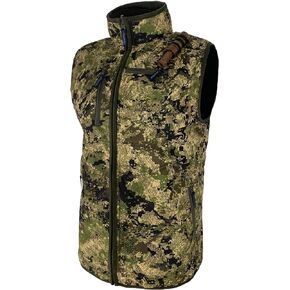Full mundur Digital Green Camo and Blaze Camo Orange Hunting Vest Jacket Reversible for man Windstop Waterproof