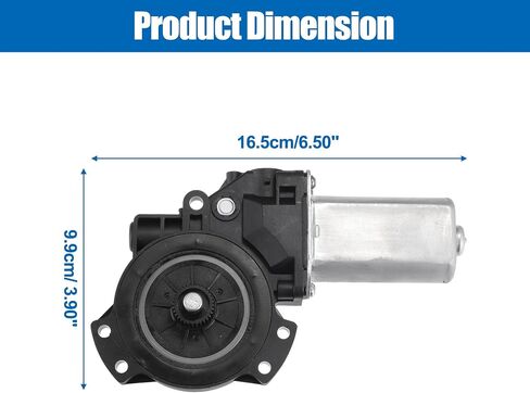 ACROPIX Front Left Door Window Regulator Motor without Auto Up Fit for Kia Optima 2011-2015 No.824502T000 - Pack of 1 in Saudi Arabia