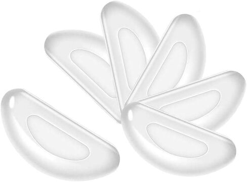 Eyeglass Nose Pads, Stick on Anti-Slip Soft Silicone Adhesive Nose Pads for Kids Adults Glasses Eyeglasses Sunglasses 12 Pairs in Saudi Arabia