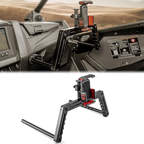 WeiSen Front Passenger U-Grab Bar Handle with 360° Adjustable Quick Lock Phone Holder Mount Compatible with 2022-2023 Polaris RZR PRO XP Turbo R Pro R 2 4 Replace#2637184 in Saudi Arabia