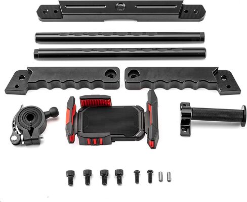 WeiSen Front Passenger U-Grab Bar Handle with 360° Adjustable Quick Lock Phone Holder Mount Compatible with 2022-2023 Polaris RZR PRO XP Turbo R Pro R 2 4 Replace#2637184 in Saudi Arabia