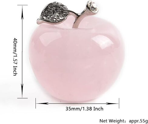 Healing Crystal Apple Paperweight Craft Decoration in Saudi Arabia
