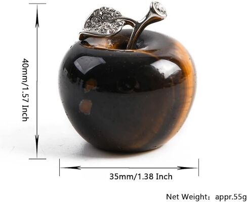 Healing Crystal Apple Paperweight Craft Decoration in Saudi Arabia