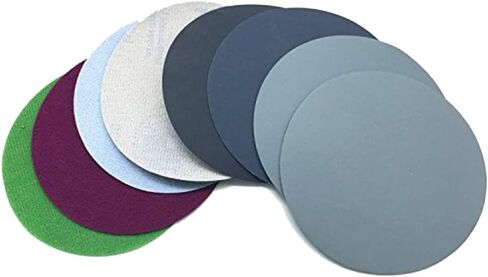 Mix Grit Set Water Wet Dry Grinding Abrasive Paper 7inch 180mm Grit 800-3000 Sanding Discs Hook Loop Sandpaper Round Sandpaper Disk Sand Sheet 20pcs/Lot in Saudi Arabia