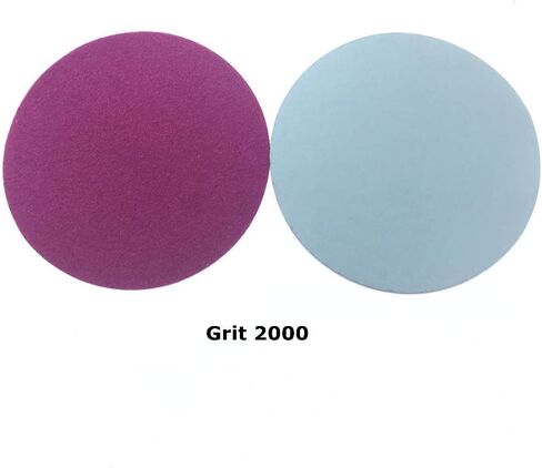 Mix Grit Set Water Wet Dry Grinding Abrasive Paper 7inch 180mm Grit 800-3000 Sanding Discs Hook Loop Sandpaper Round Sandpaper Disk Sand Sheet 20pcs/Lot in Saudi Arabia