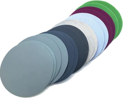Mix Grit Set Water Wet Dry Grinding Abrasive Paper 7inch 180mm Grit 800-3000 Sanding Discs Hook Loop Sandpaper Round Sandpaper Disk Sand Sheet 20pcs/Lot in Saudi Arabia