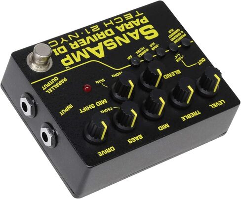 Tech 21 SansAmp Para Driver DI V2 Preamp Pedal Bundle with 3 MXR Patch Cables and Dunlop Variety Pick Pack in Saudi Arabia
