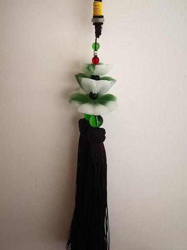 Feng Shui Pendant Car Hanging Decoration for Good Luck Wealth and Safe，Car Charm Rear View Mirror Pendant(Good Luck（haoyunlianlian) in Saudi Arabia