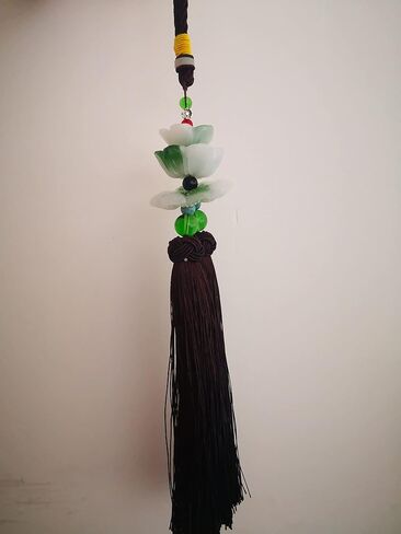 Feng Shui Pendant Car Hanging Decoration for Good Luck Wealth and Safe，Car Charm Rear View Mirror Pendant(Good Luck（haoyunlianlian) in Saudi Arabia