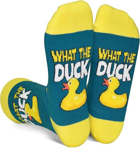 GOLIN Funny Animal Socks Pun Gifts for Women Men Teens, Novelty Crew Socks Humor Gift Idea for Animal Lover in Saudi Arabia
