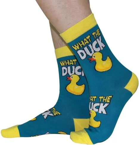 GOLIN Funny Animal Socks Pun Gifts for Women Men Teens, Novelty Crew Socks Humor Gift Idea for Animal Lover in Saudi Arabia
