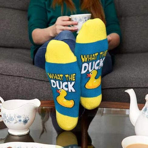 GOLIN Funny Animal Socks Pun Gifts for Women Men Teens, Novelty Crew Socks Humor Gift Idea for Animal Lover in Saudi Arabia