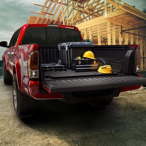 OEDRO Truck Bed Mats Compatible with 2019-2023 Chevy Silverado/GMC Sierra 1500 Crew Cab Short Bed, Custom Fit All-Weather Rubber Truck Bed Liner Pickup Truck Accessories in Saudi Arabia