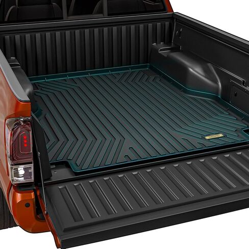 OEDRO Truck Bed Mats Compatible with 2019-2023 Chevy Silverado/GMC Sierra 1500 Crew Cab Short Bed, Custom Fit All-Weather Rubber Truck Bed Liner Pickup Truck Accessories in Saudi Arabia