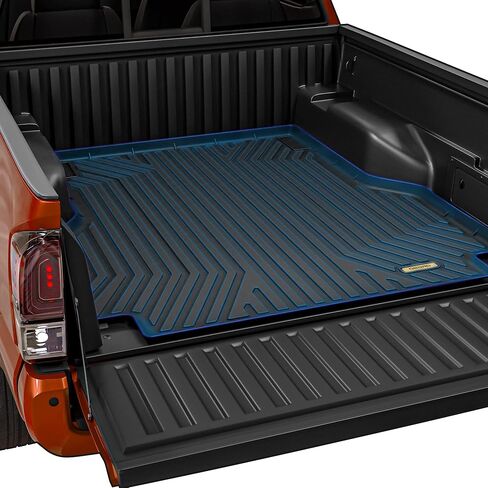 OEDRO Truck Bed Mats Compatible with 2019-2023 Chevy Silverado/GMC Sierra 1500 Crew Cab Short Bed, Custom Fit All-Weather Rubber Truck Bed Liner Pickup Truck Accessories in Saudi Arabia