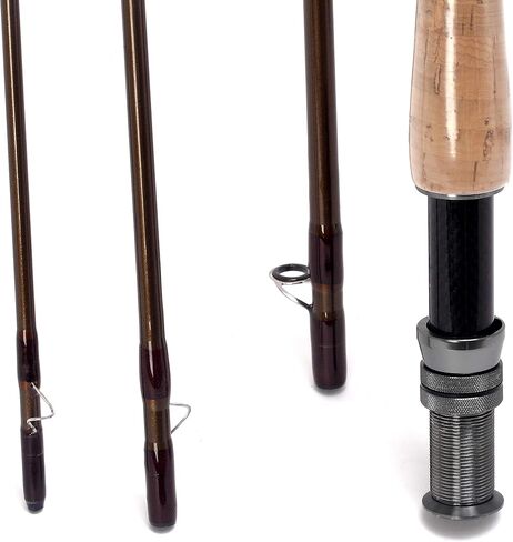 9ft 10ft Fly Fishing Rod 4 Sections 3-4wt 5-6wt Fly Rod Carbon Fiber Blanks Light Weight Medium Fast Action Cork Grip in Kuwait