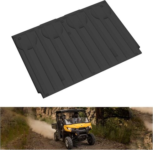 KIWI MASTER Bed Liner Mat Compatible for 2016-2024 Can-Am Defender Accessories All Weather Rear Cargo Trunk Liner TPE Slush Mats Black in Saudi Arabia