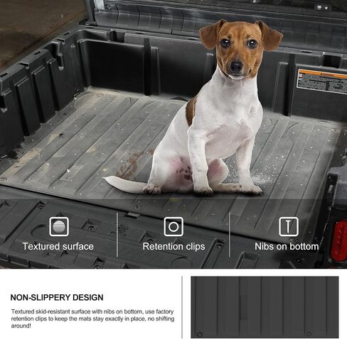 KIWI MASTER Bed Liner Mat Compatible for 2016-2024 Can-Am Defender Accessories All Weather Rear Cargo Trunk Liner TPE Slush Mats Black in Saudi Arabia