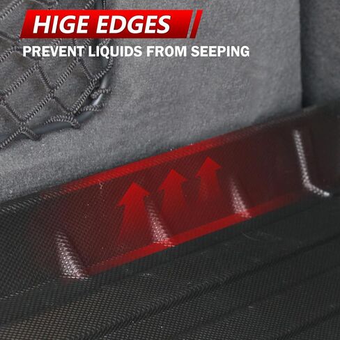 Marretoo جميع الأحوال الجوية بطانة حصيرة البضائع تناسب 2019-2023 2024 Toyota RAV4 Trunk Mat Heavy Duty TPE Back Protector for2019-2023 2024 Toyota RAV4 Accessories Trunk Liner for Car Truck SUV in Saudi Arabia