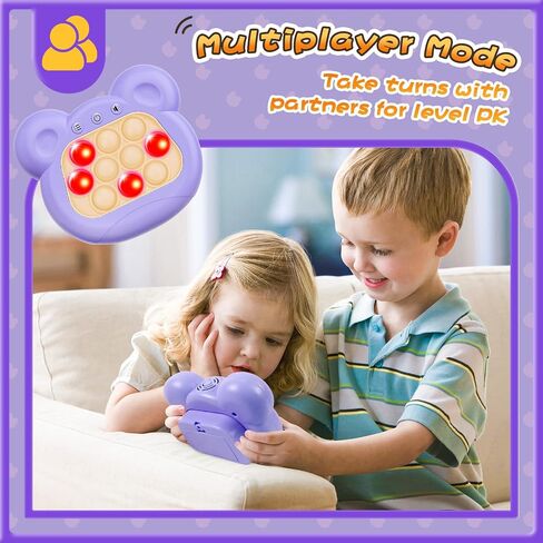 Fast Push Bubble Game, Light-up Pop Game Fidget Toys for Kids and Adults, Electronic Handheld Games, Stress Relief Toys for 6 7 8 9 Year Old Boys & Girls (Green) in Saudi Arabia